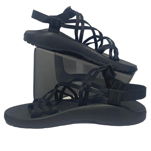 Chaco NWOT Black ZX/2 Classic Double Strap Sandals Hiking Camping women sz 11 - Picture 1 of 6